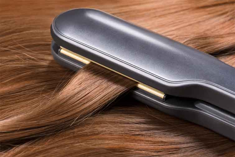 How to Roll Hair with Straightener